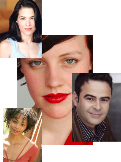 Octavia (red lipstick), <b>Flavius (man</b>), and Venia (top left corner) make up <b>...</b> - 1331164240